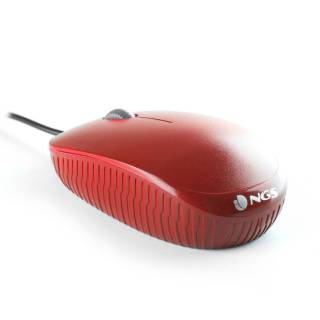 NGS Flame Mouse Ottico 1000dpi 2 tasti USB - Red